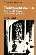 Ayesha Jalal - The State of Martial Rule, Inbunden