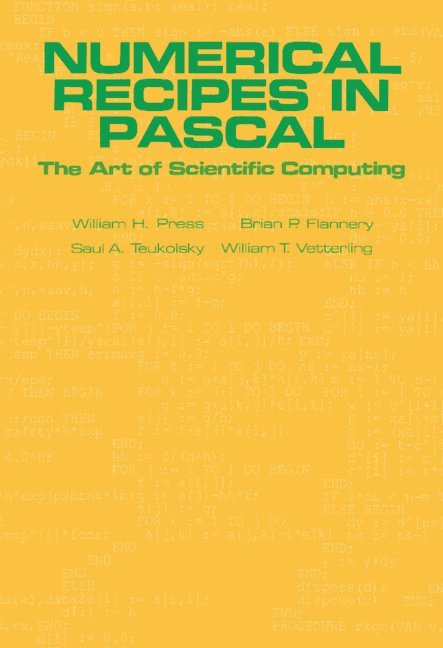 Numerical Recipes in Pascal (First Edition) 1