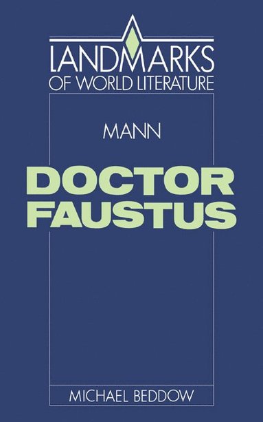 bokomslag Mann: Doctor Faustus