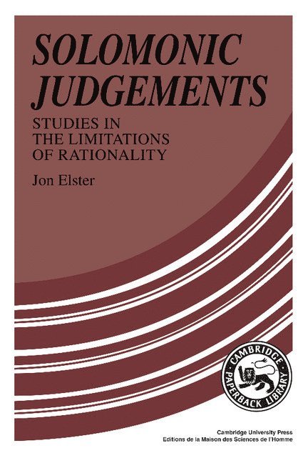 Solomonic Judgements 1