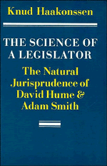 Knud Haakonssen - The Science of a Legislator, Häftad