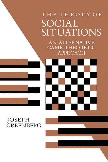 Joseph Greenberg, Joseph Harold Greenberg - Theory of Social Situations, Häftad
