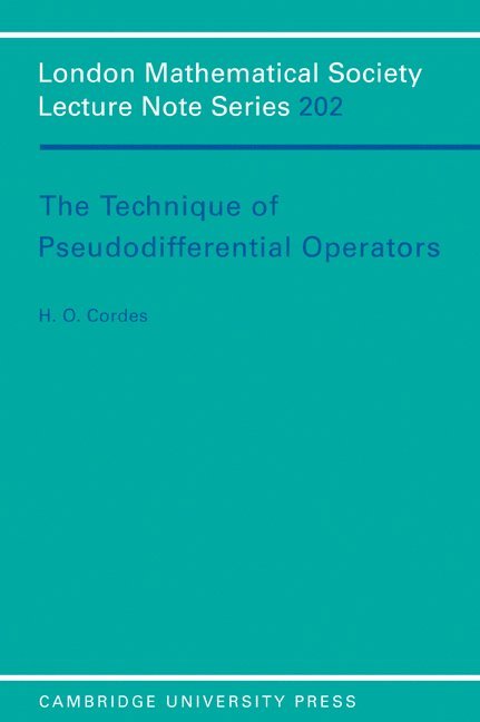 The Technique of Pseudodifferential Operators 1