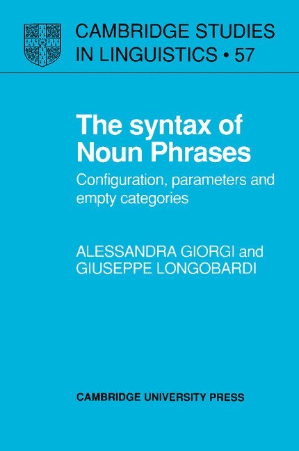 The Syntax of Noun Phrases 1