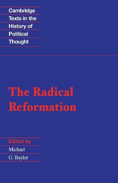 bokomslag The Radical Reformation