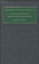 Adam Kendon - Conducting Interaction, Inbunden