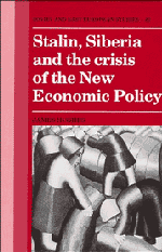 bokomslag Stalin, Siberia and the Crisis of the New Economic Policy
