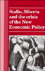 Stalin, Siberia and the Crisis of the New Economic Policy 1