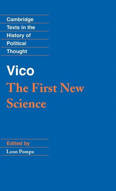 bokomslag Vico: The First New Science