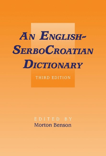 English-SerboCroatian Dictionary 1