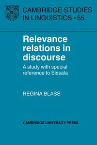 bokomslag Relevance Relations in Discourse