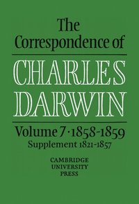 bokomslag The Correspondence of Charles Darwin: Volume 7, 1858-1859