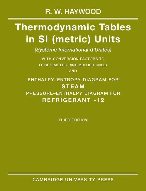 Thermodynamic Tables in SI (Metric) Units 1
