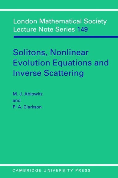 bokomslag Solitons, Nonlinear Evolution Equations and Inverse Scattering