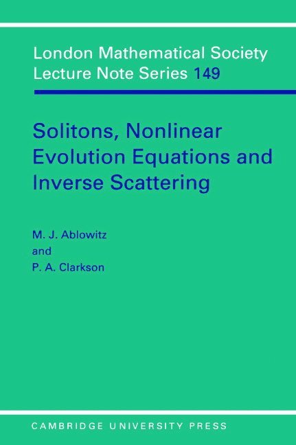 Solitons, Nonlinear Evolution Equations and Inverse Scattering