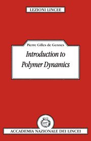 bokomslag Introduction to Polymer Dynamics