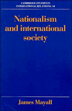 bokomslag Nationalism and International Society