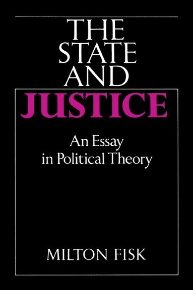 bokomslag State and Justice