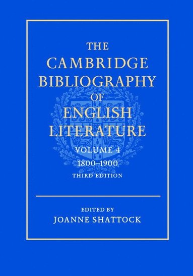 bokomslag The Cambridge Bibliography of English Literature: Volume 4, 1800-1900