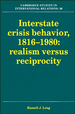 bokomslag Interstate Crisis Behavior, 1816-1980