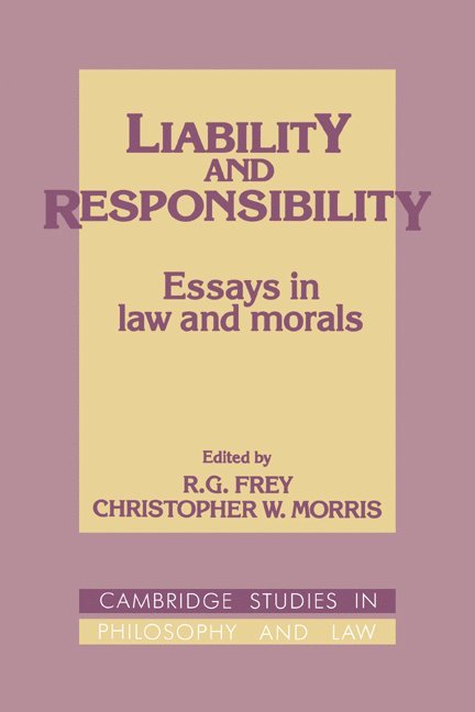 Liability and Responsibility 1