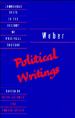 Max Weber, Peter Lassman - Weber: Political Writings, Inbunden