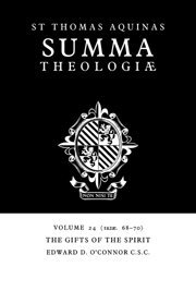 Thomas Aquinas, Edward D. O'Connor - Summa Theologiae: Volume 24, The Gifts of the Spirit, Inbunden