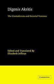 Elizabeth Jeffreys - Digenis Akritis, Inbunden