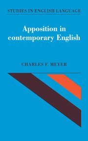 Apposition in Contemporary English 1