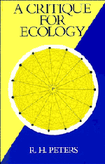 bokomslag A Critique for Ecology