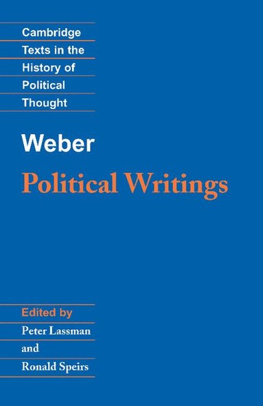 bokomslag Weber: Political Writings