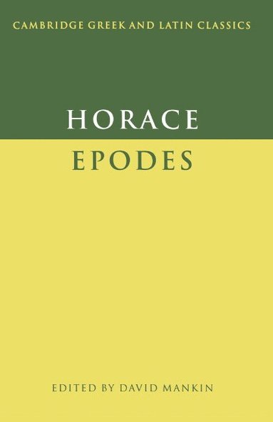 bokomslag Horace: Epodes