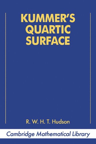 bokomslag Kummer's Quartic Surface