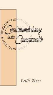 bokomslag Constitutional Change in the Commonwealth