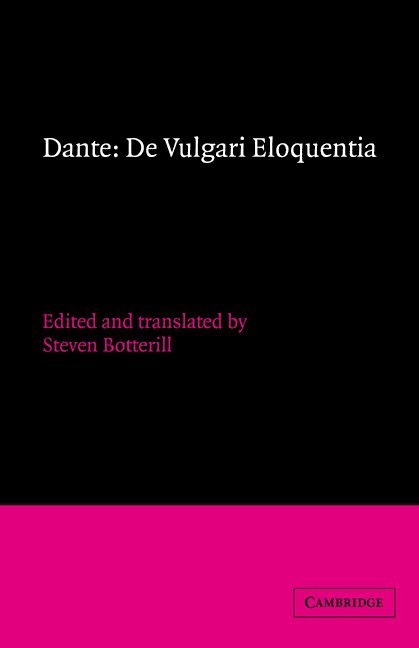 Dante: De vulgari eloquentia 1