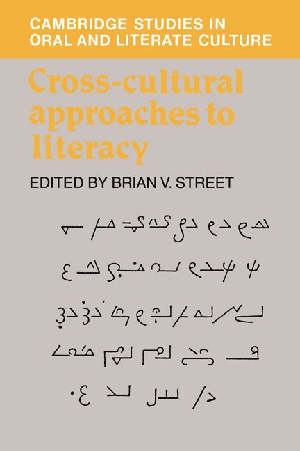 Cross-Cultural Approaches to Literacy 1