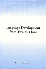 Language Development from Two to Three