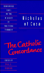 bokomslag Nicholas of Cusa: The Catholic Concordance