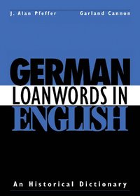 bokomslag German Loanwords in English