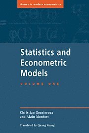 Statistics and Econometric Models: Volume 1, General Concepts, Estimation, Prediction and Algorithms 1