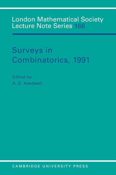 bokomslag Surveys in Combinatorics, 1991