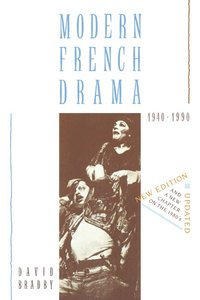 bokomslag Modern French Drama 1940-1990