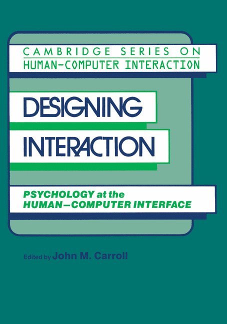 John Millar Carroll, J. Long - Designing Interaction, Häftad