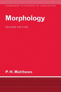 bokomslag Morphology