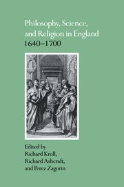 bokomslag Philosophy, Science, and Religion in England 1640-1700