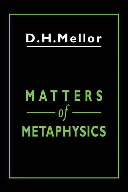 Matters of Metaphysics 1