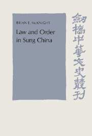 bokomslag Law and Order in Sung China