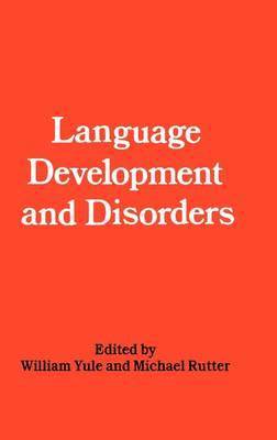 bokomslag Language development and disorders