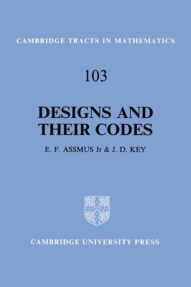 bokomslag Designs and their Codes