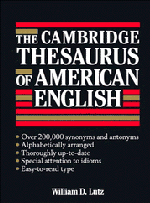 bokomslag The Cambridge Thesaurus of American English